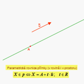 Par. rovnice přímky